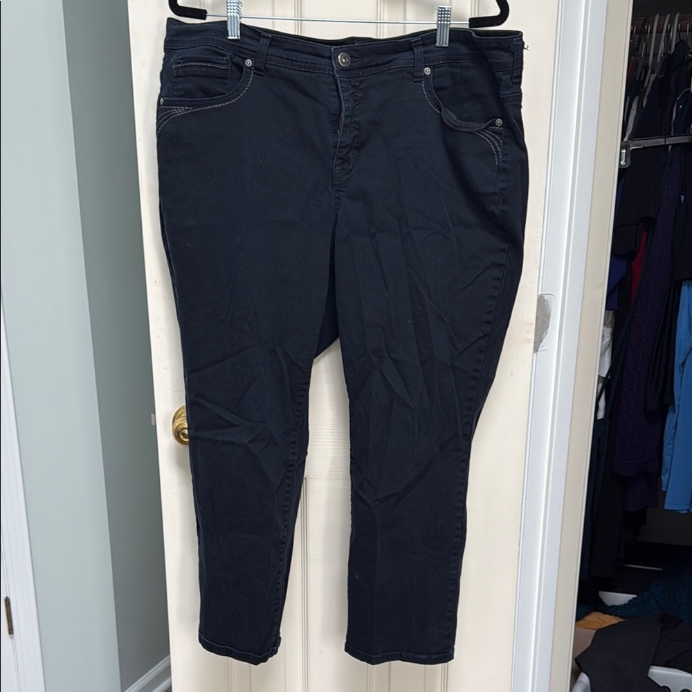 Style & Co Black Straight Leg Jeans Classic Design